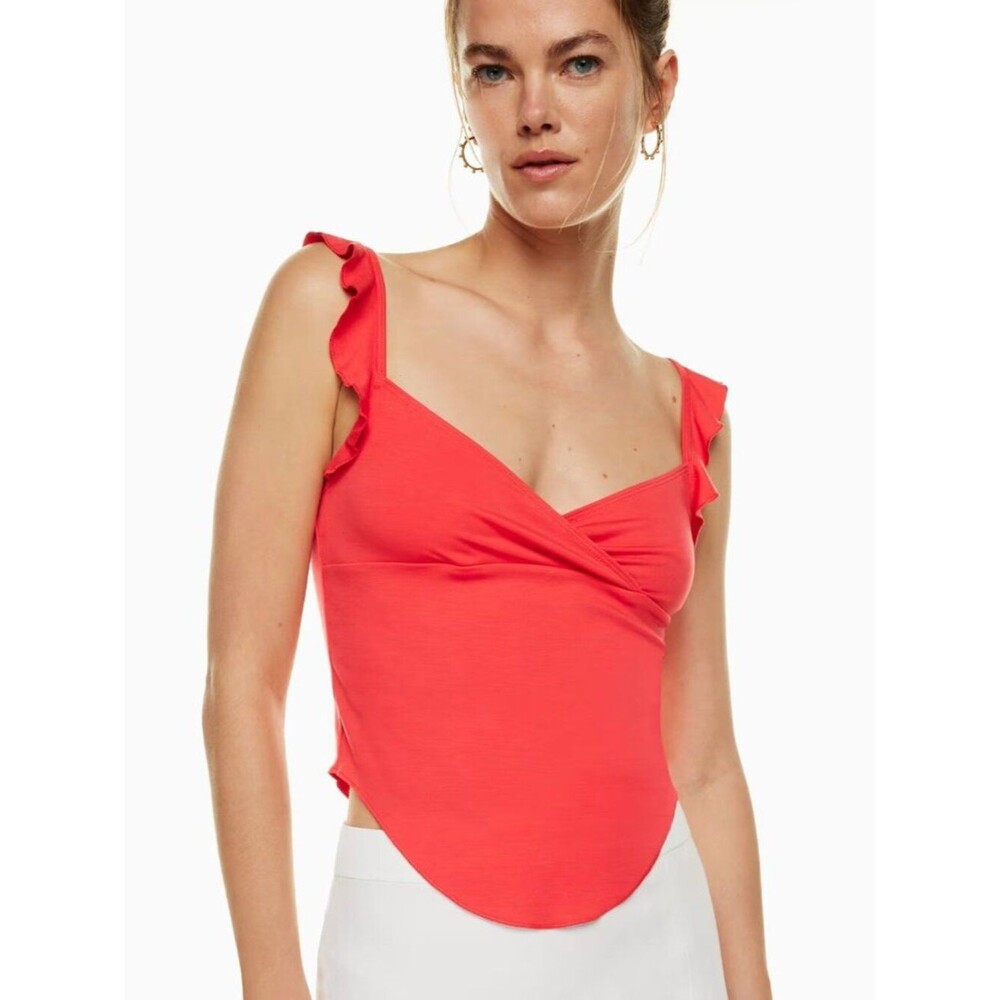 Aritzia Wilfred Personnages Ruffle Camisole S NWT